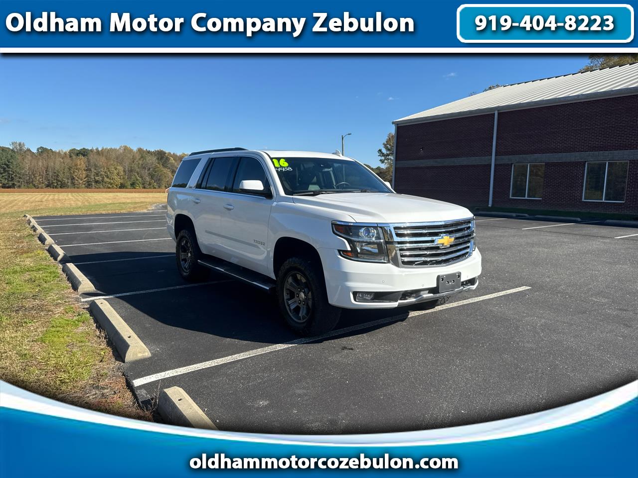 2016 Chevrolet Tahoe LT 4WD Z71
