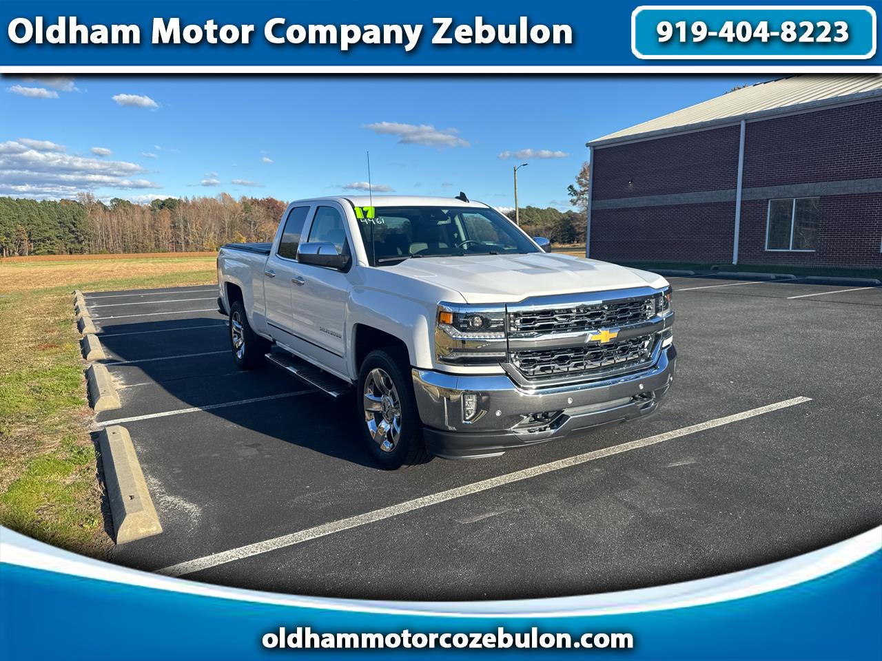 2017 Chevrolet Silverado 1500 LTZ Double Cab Short Box 4WD
