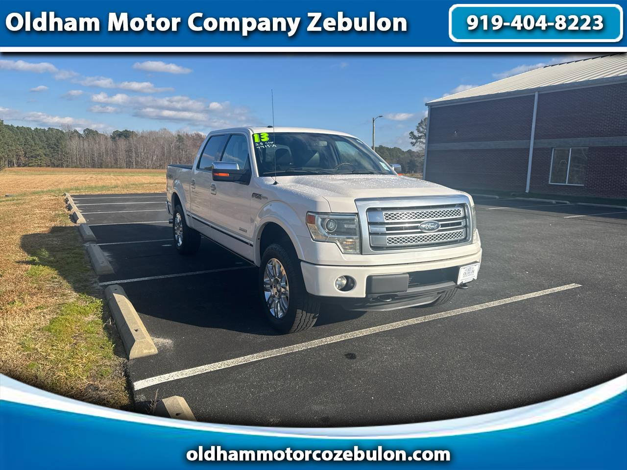 2013 Ford F-150 Platinum SuperCrew 5.5-ft. Bed 4WD