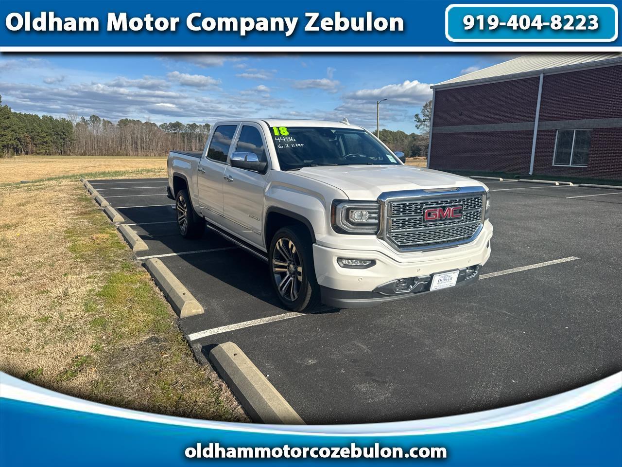 2018 GMC Sierra 1500 Denali Crew Cab Long Box 4WD
