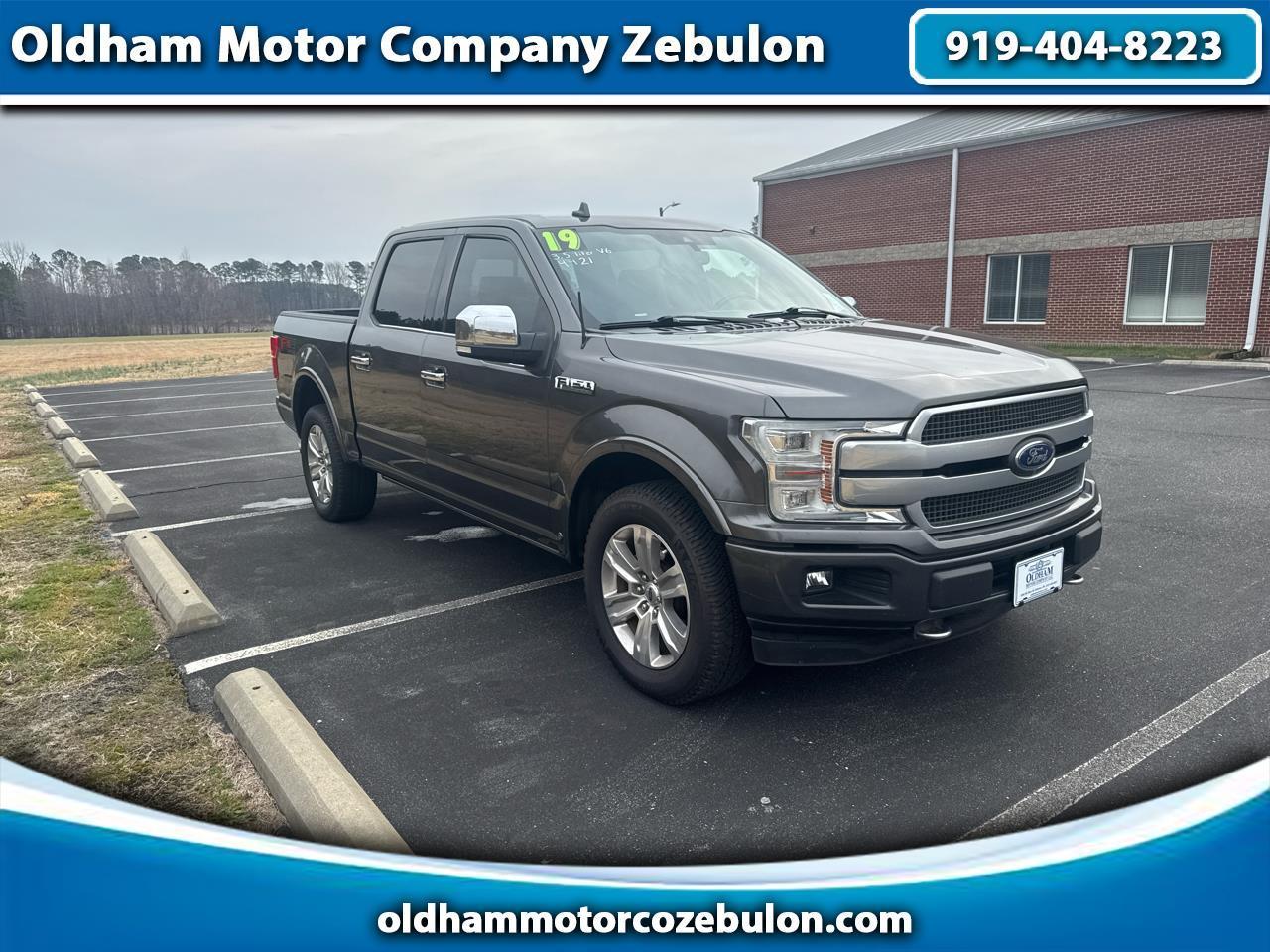2019 Ford F-150 Platinum SuperCrew 5.5-ft. Bed 4WD