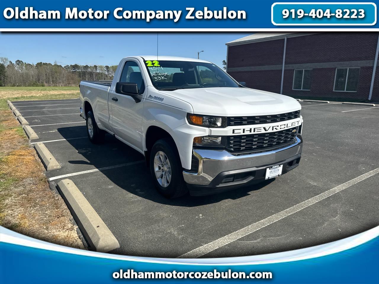 2022 Chevrolet Silverado 1500 Work Truck Regular Cab LB RWD