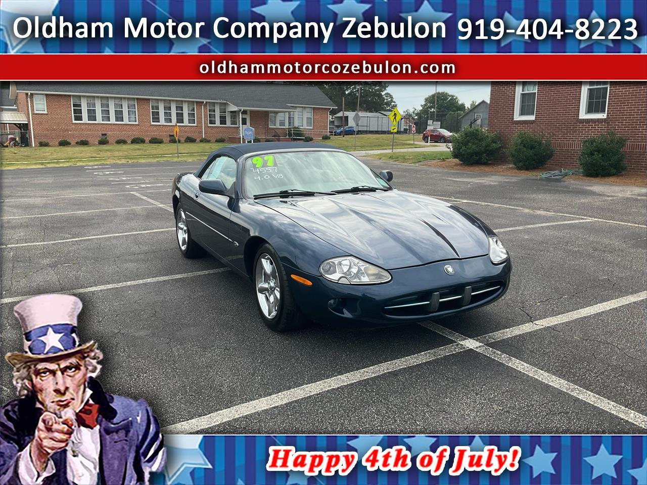 Blue 1997 Jaguar XK-Series Convertible Rear-Wheel Drive Automatic