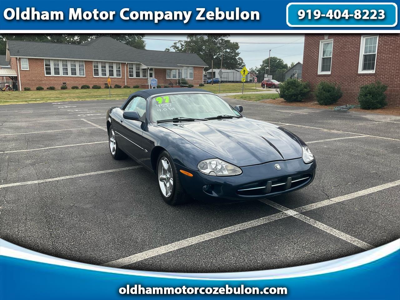 Blue 1997 Jaguar XK-Series Convertible Rear-Wheel Drive Automatic