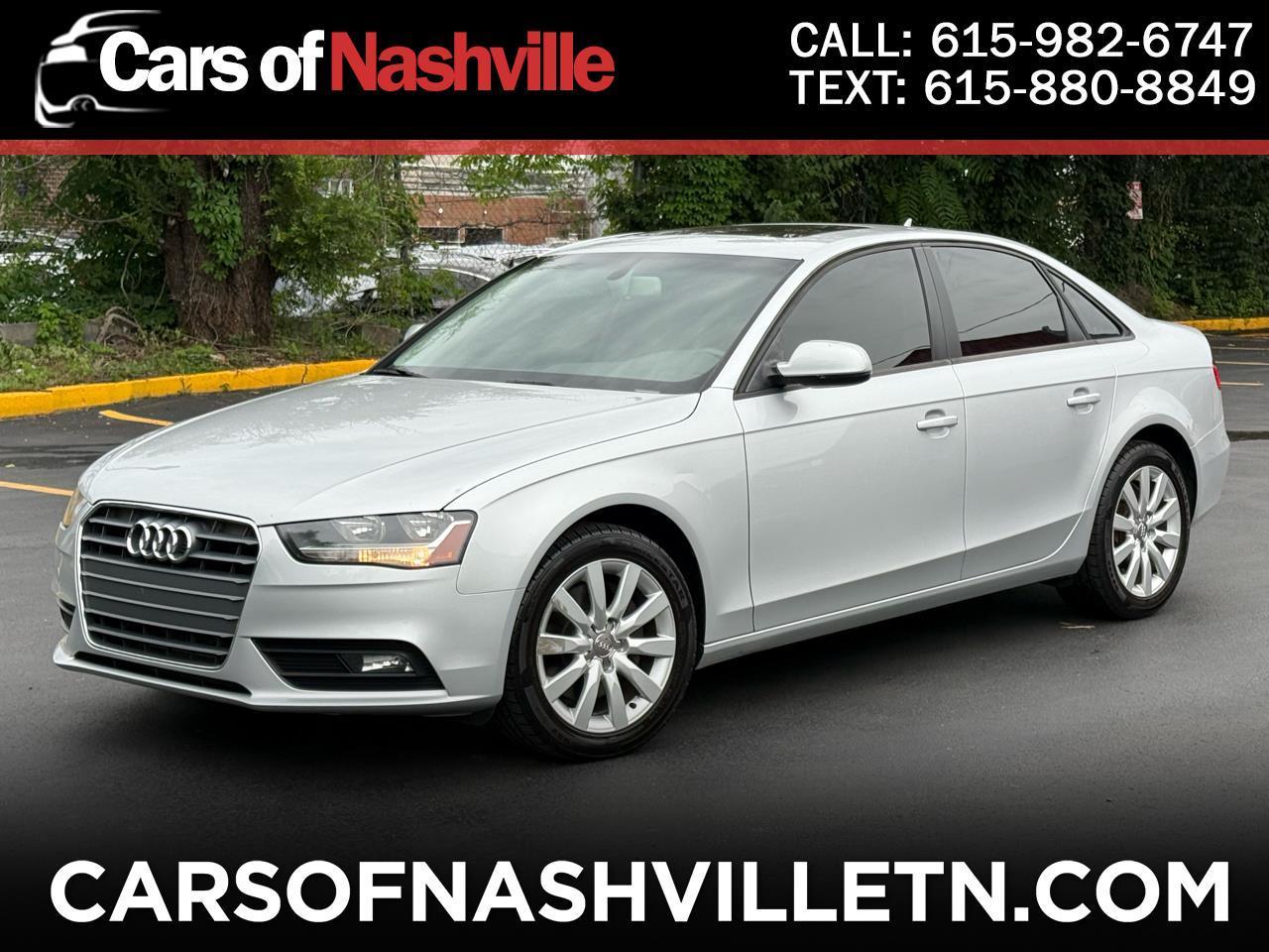 Audi A4 2.0T Premium Sedan quattro Manual 2013