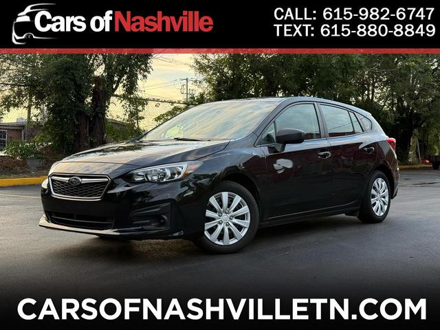 Black 2018 Subaru Impreza 2.0i Hatchback AWD Hatchback All-Wheel Drive Automatic