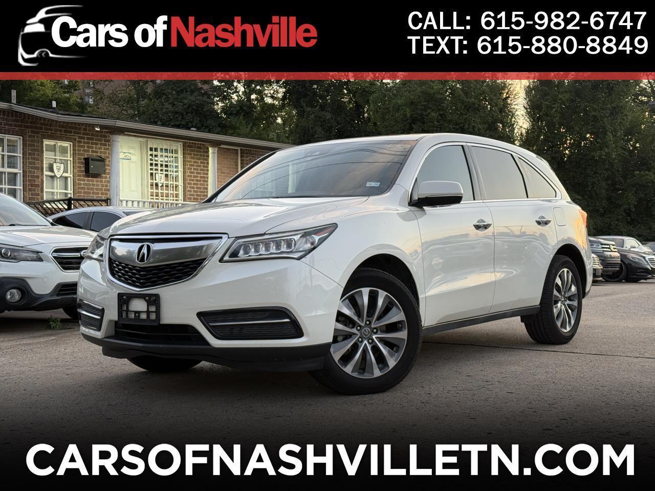 Acura MDX 9-Spd AT w/Tech Package 2016