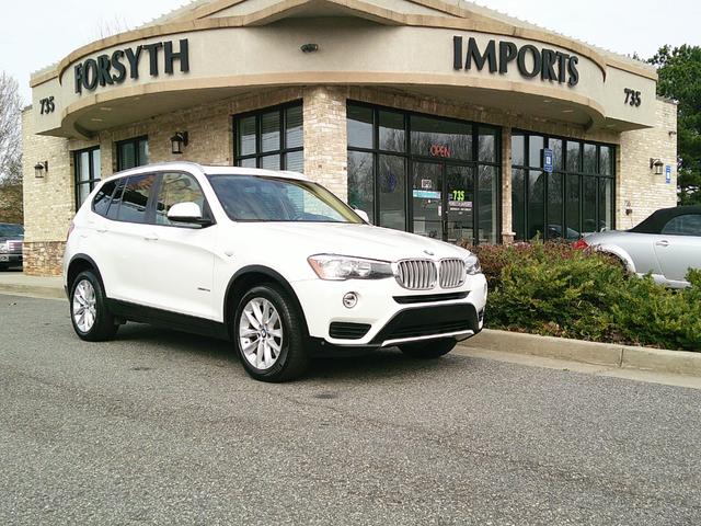 White 2015 BMW X3 sDrive28i RWD SUV / Crossover Rear-Wheel Drive 8-Speed Automatic