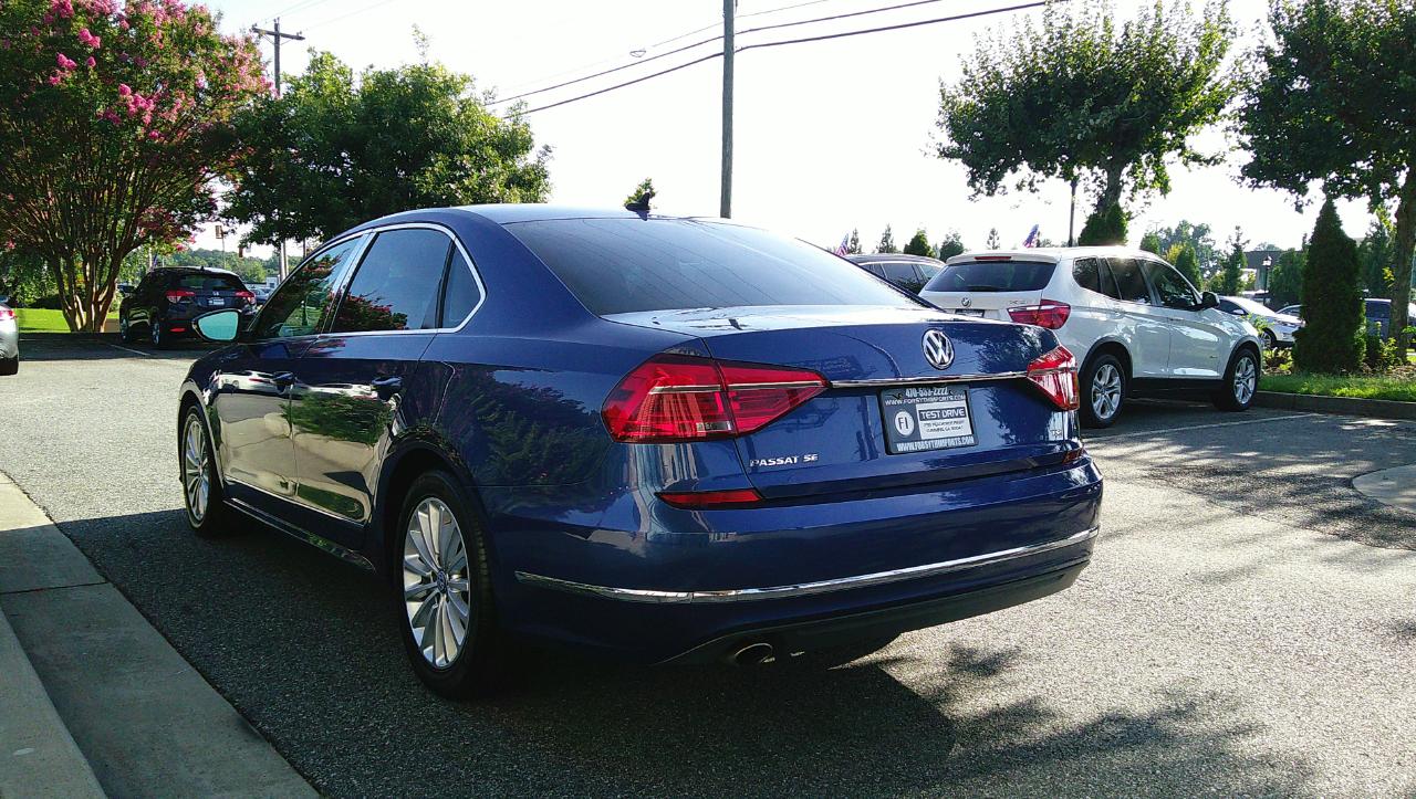 Volkswagen Passat 4dr Sdn 1.8T Auto SE PZEV 2016