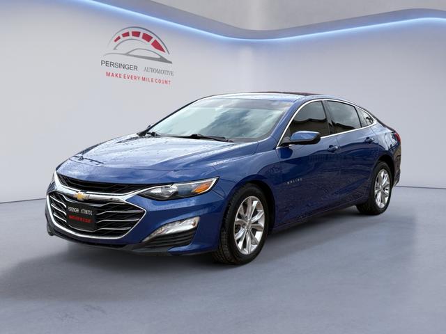 Blue 2023 Chevrolet Malibu LT with 1LT FWD Sedan Front-Wheel Drive Continuously Variable Transmission