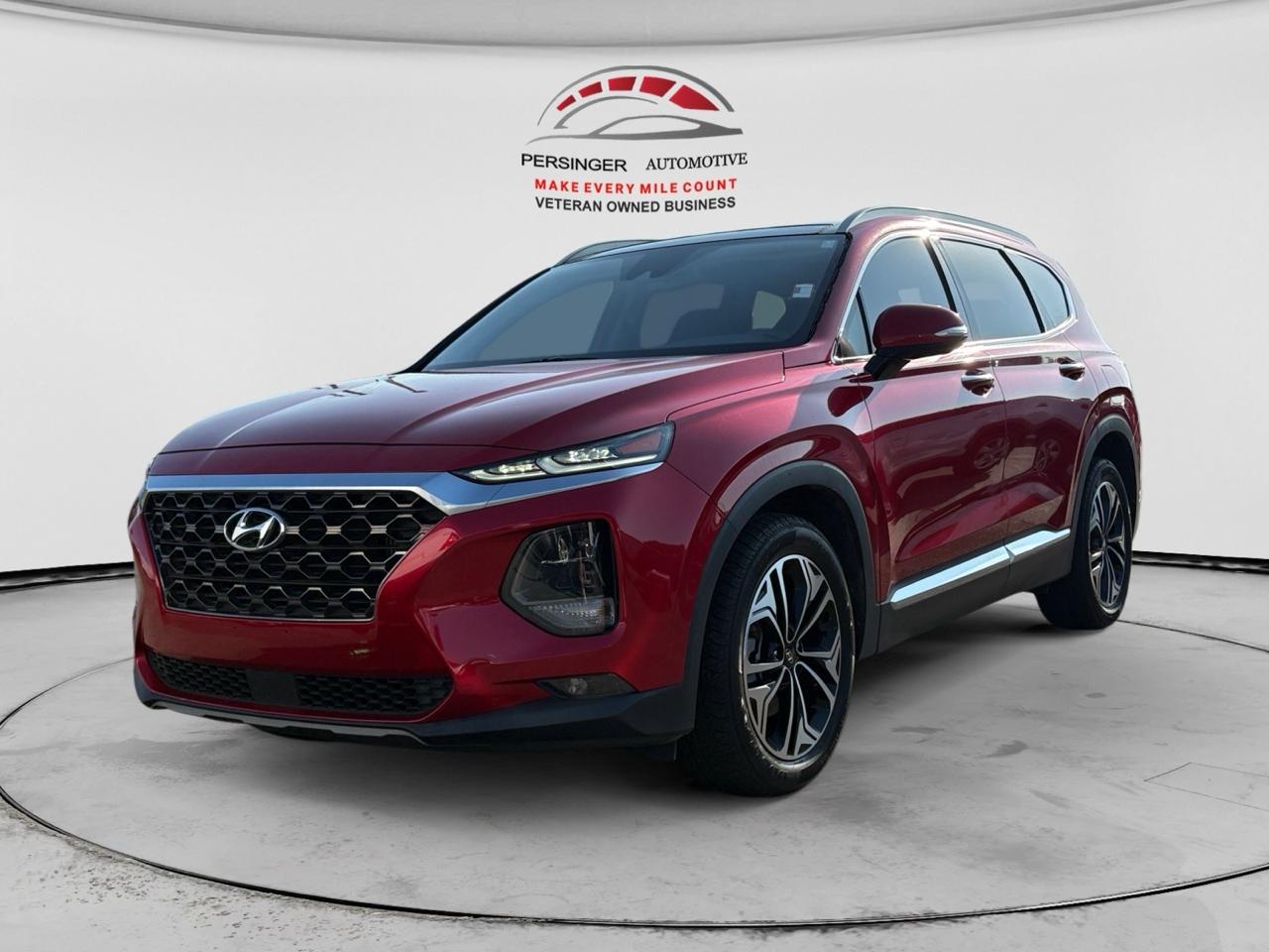 Red 2020 Hyundai Santa Fe SUV / Crossover Front-Wheel Drive Automatic