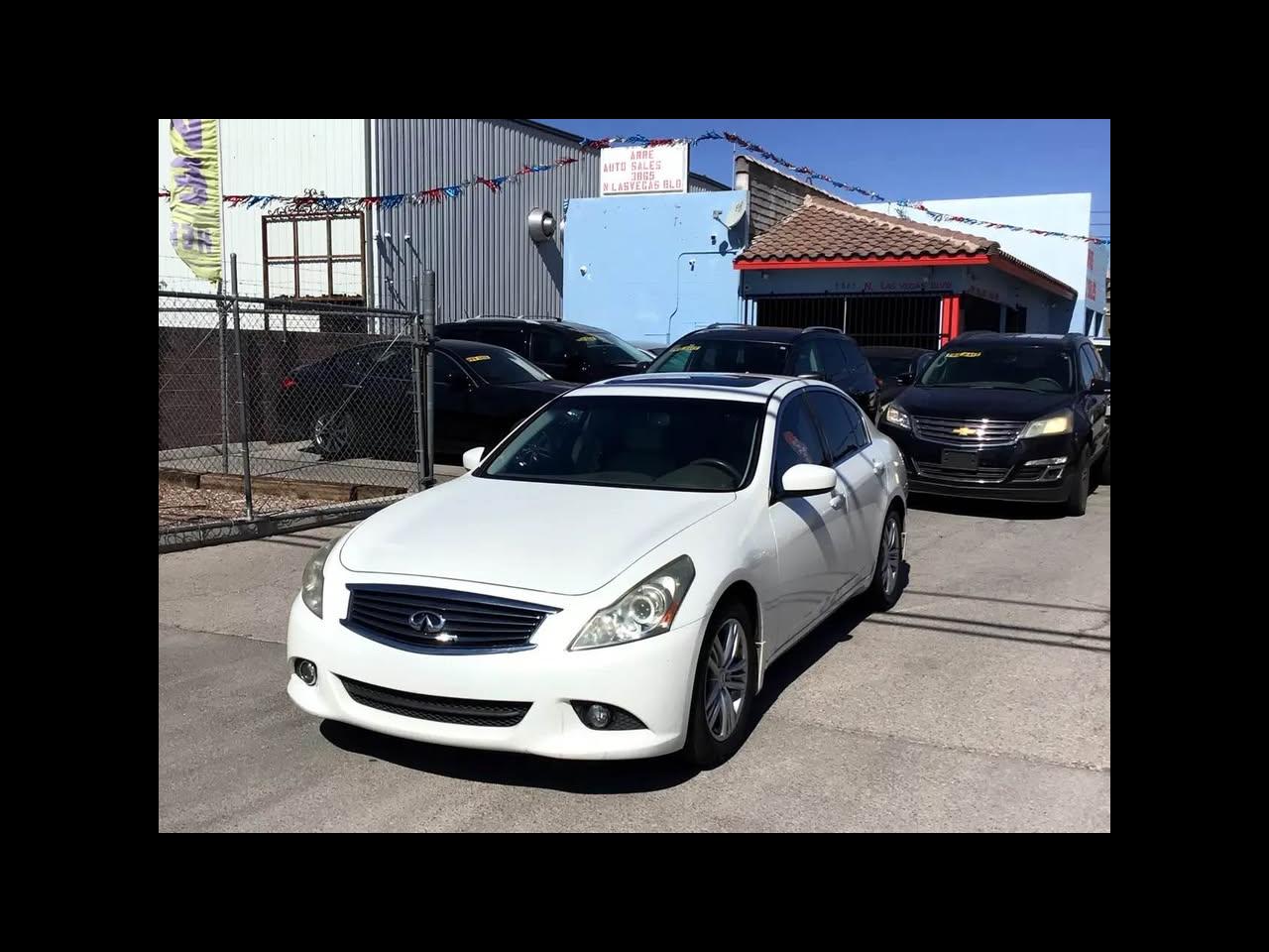 Infiniti G Sedan  2013