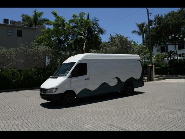 White 2005 Dodge Sprinter Cargo Van Rear-Wheel Drive Automatic