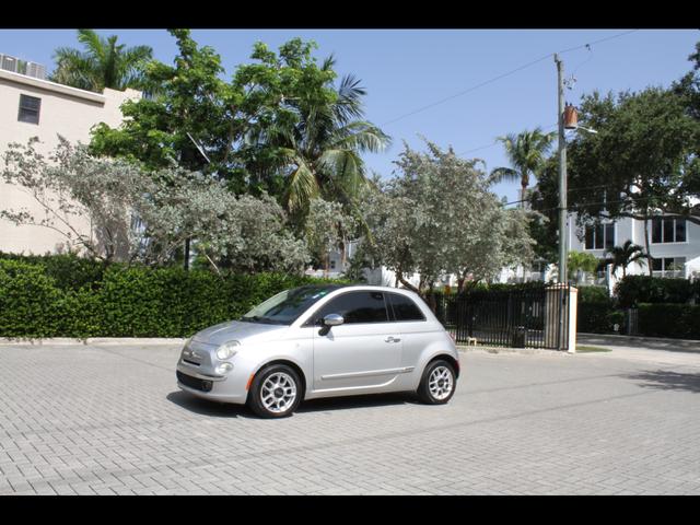 Silver 2012 FIAT 500 Hatchback Front-Wheel Drive