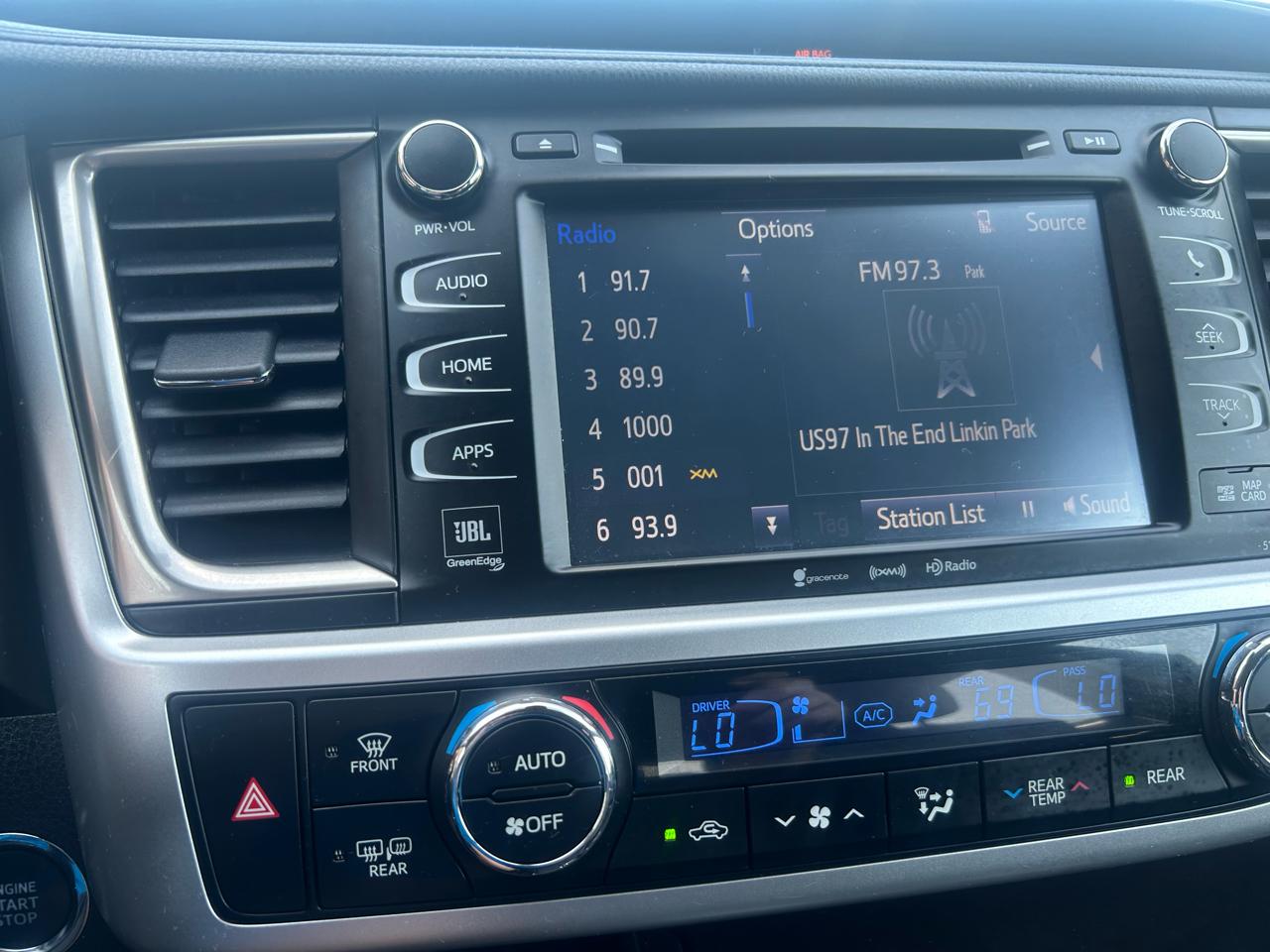 Toyota Highlander Limited V6 AWD (Natl) 2019