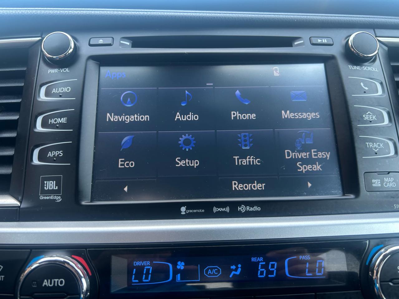 Toyota Highlander Limited V6 AWD (Natl) 2019