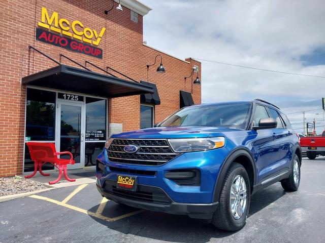 Blue 2020 Ford Explorer SUV / Crossover All-Wheel Drive Automatic