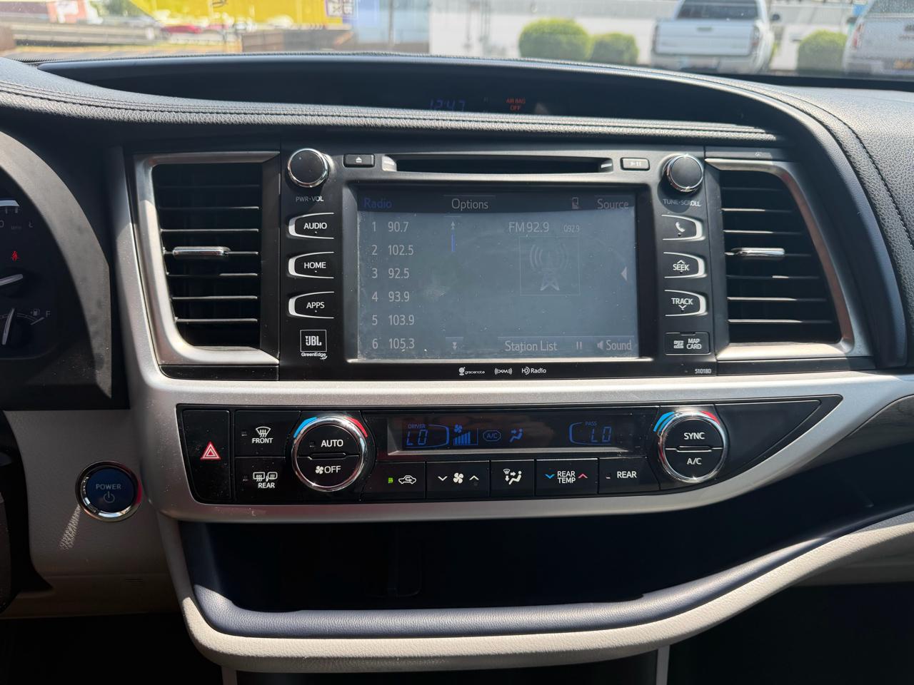 Toyota Highlander Hybrid Limited V6 AWD (Natl) 2018