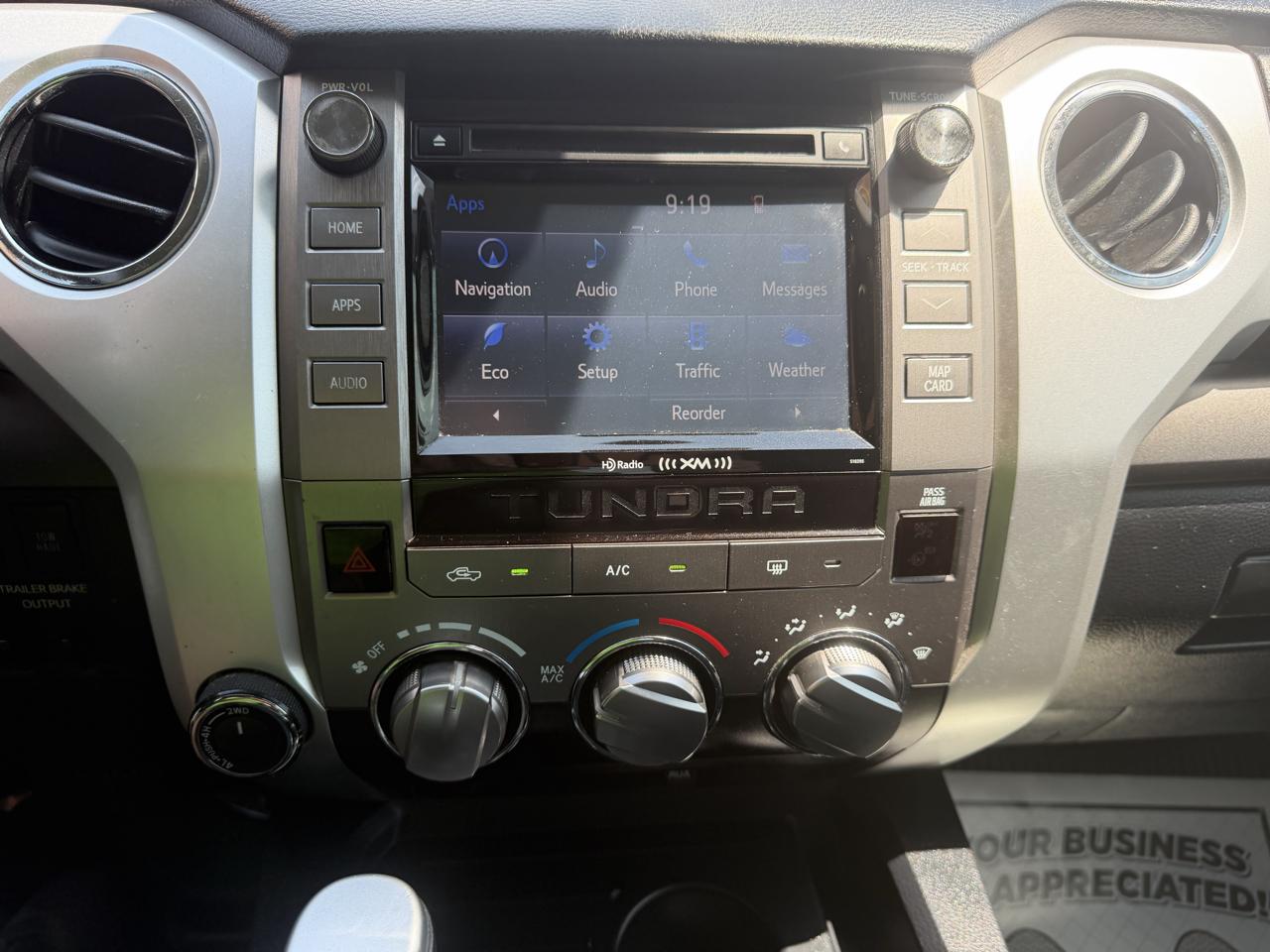 Toyota Tundra 4WD SR5 CrewMax 5.5' Bed 5.7L FFV (Natl) 2019