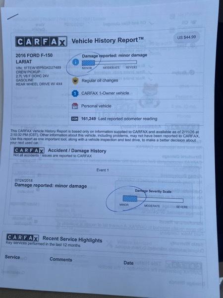 Ford F-150 Lariat SuperCrew 5.5-ft. Bed 4WD 2016