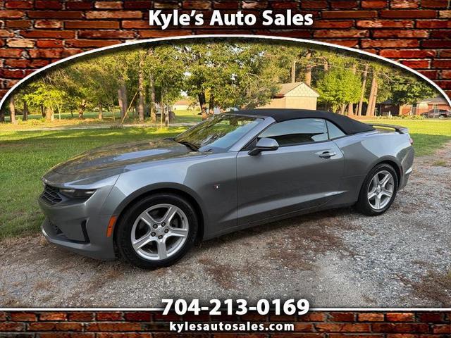 Gray 2020 Chevrolet Camaro Convertible Rear-Wheel Drive Automatic