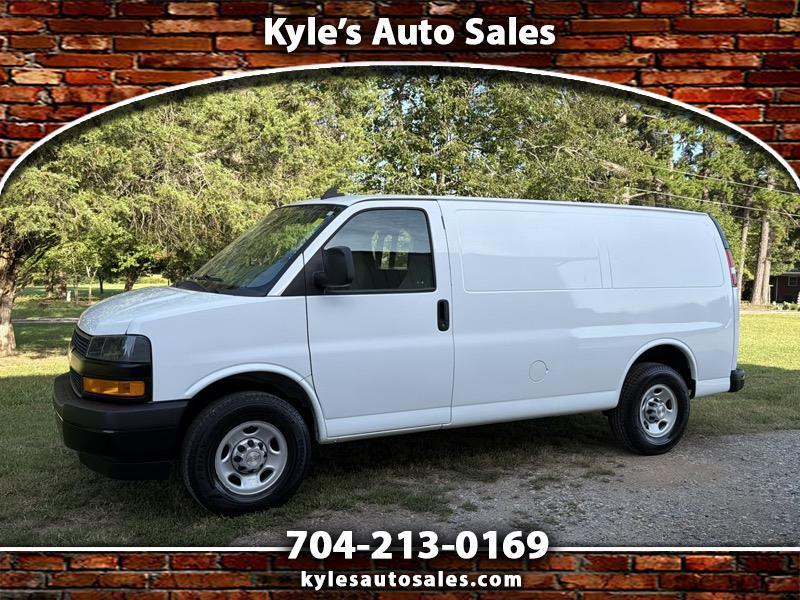 White 2022 Chevrolet Express Cargo Van Rear-Wheel Drive Automatic