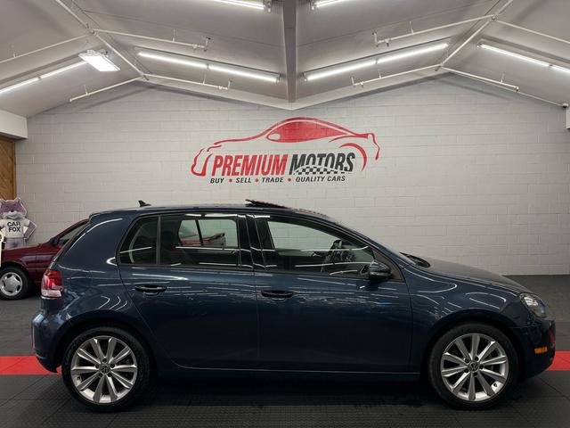 Blue 2014 Volkswagen Golf TDI Hatchback Front-Wheel Drive Automatic