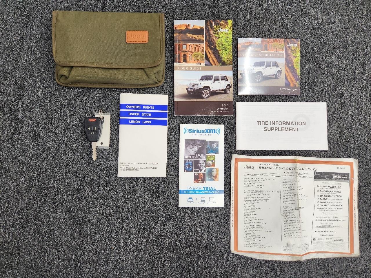 Jeep Wrangler Sahara Unlimited 4x4 2015