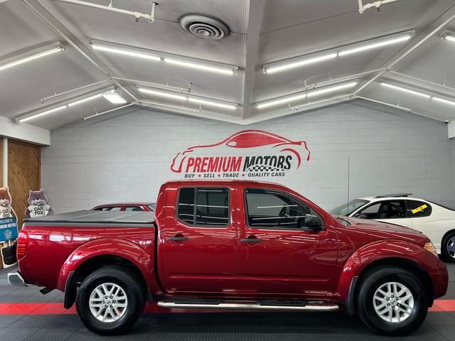 Red 2019 Nissan Frontier Pickup Truck Four-Wheel Drive Automatic