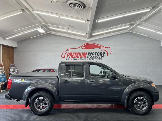 Black 2015 Nissan Frontier Pickup Truck Four-Wheel Drive Automatic