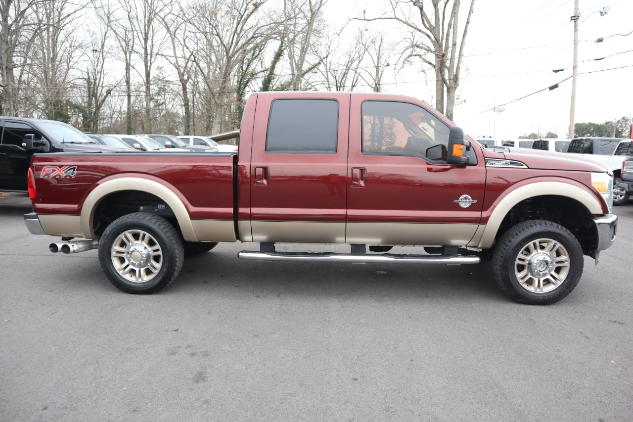 Ford Super Duty F-250 SRW 4WD Crew Cab 156" Lariat 2012