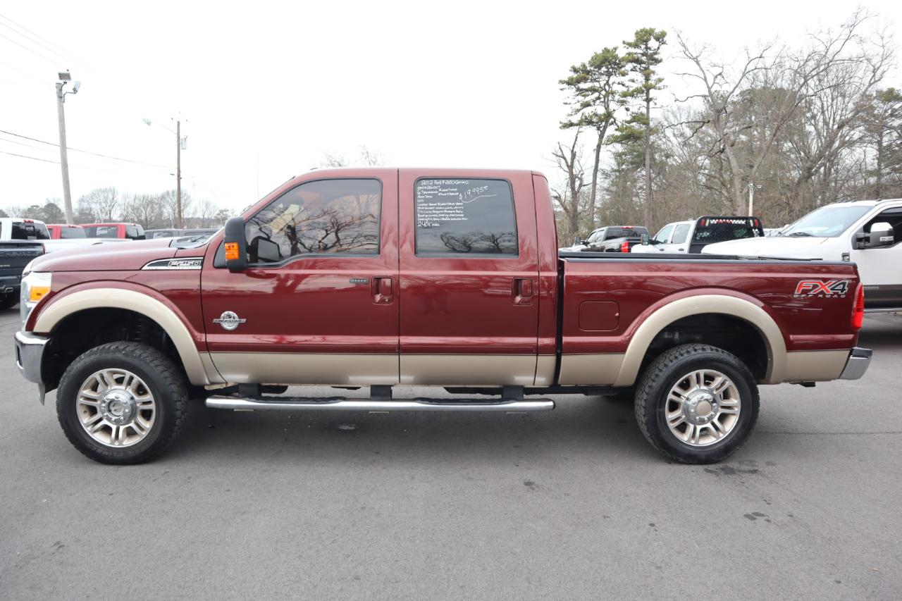 Ford Super Duty F-250 SRW 4WD Crew Cab 156" Lariat 2012