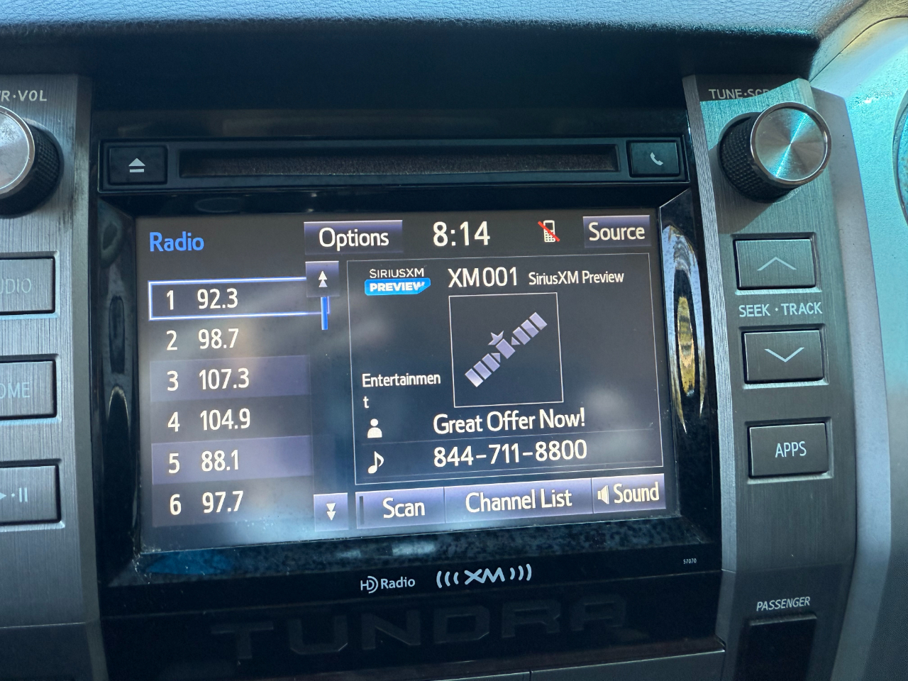 Toyota Tundra 2WD Truck Double Cab 4.6L V8 6-Spd AT SR5 (Natl) 2014