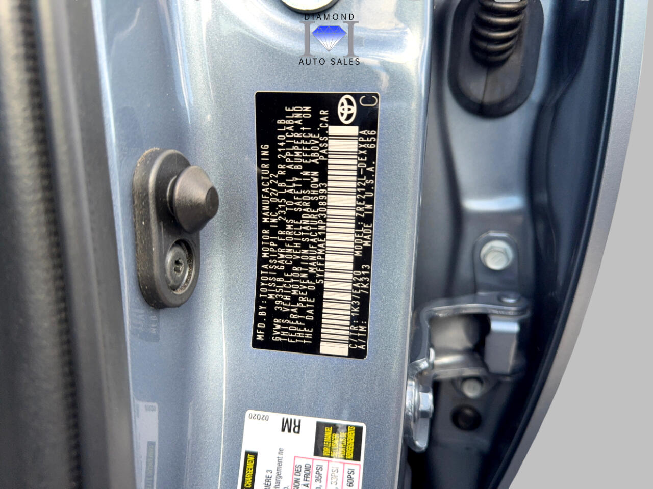 Toyota Corolla XLE CVT 2022