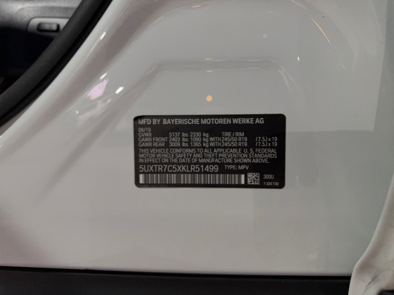 BMW X3 sDrive30i Sports Activity Vehicle 2019