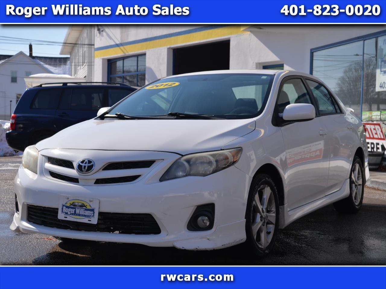 2012 Toyota Corolla S 4-Speed AT
