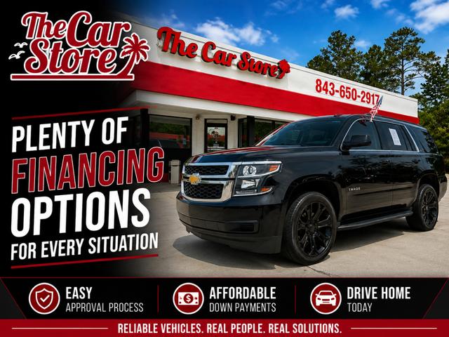 Black 2017 Chevrolet Tahoe LT 4WD SUV / Crossover Four-Wheel Drive Automatic