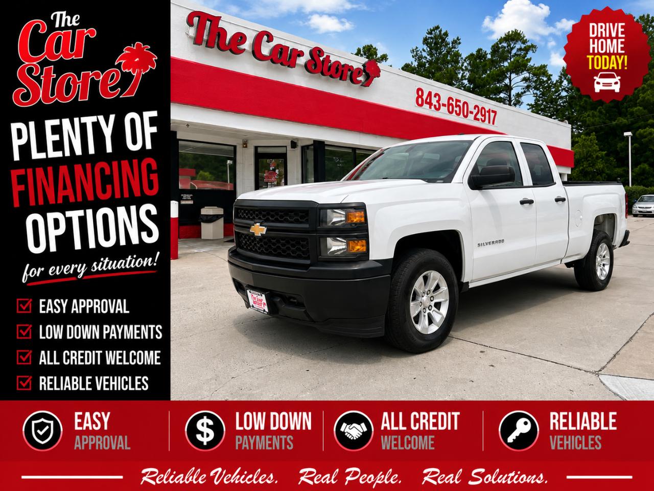 2015 Chevrolet Silverado 1500 2WD Double Cab 143.5" Work Truck