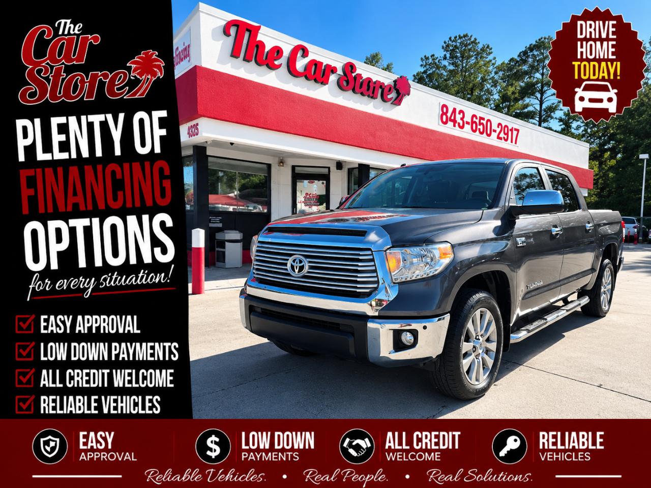 Toyota Tundra 2WD Limited CrewMax 5.5' Bed 5.7L FFV (Natl) 2017