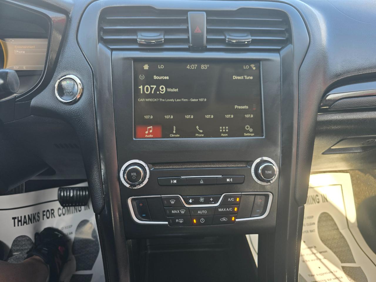 Ford Fusion SE FWD 2018