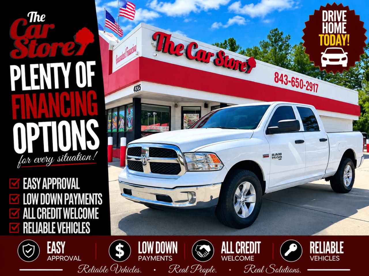 2021 RAM 1500 Classic Tradesman 4x4 Quad Cab 6'4" Box