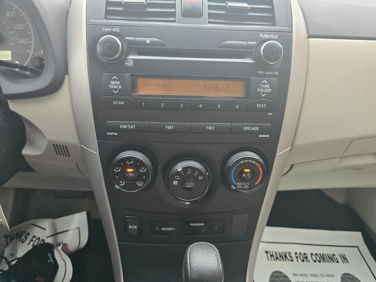 Toyota Corolla 4dr Sdn Auto L (Natl) 2013