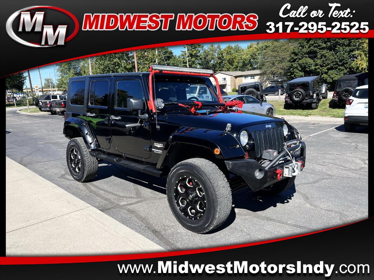 Used 2012 Jeep Wrangler Unlimited 4WD 4dr Sahara for Sale in Indianapolis  IN 46214 Midwest Motors