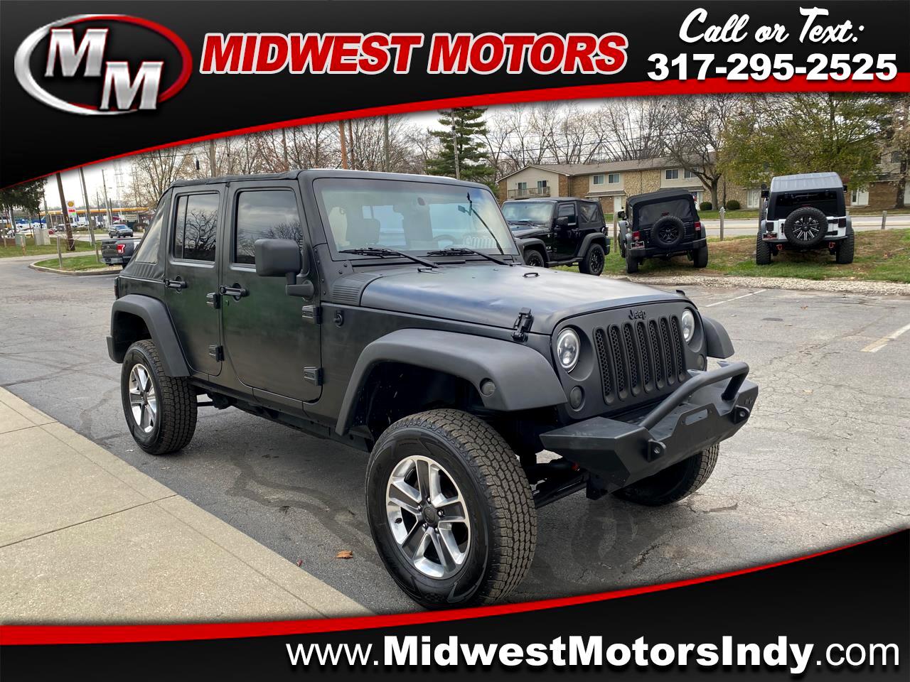 Used 2010 Jeep Wrangler Unlimited RWD 4dr Sport for Sale in Indianapolis IN  46214 Midwest Motors