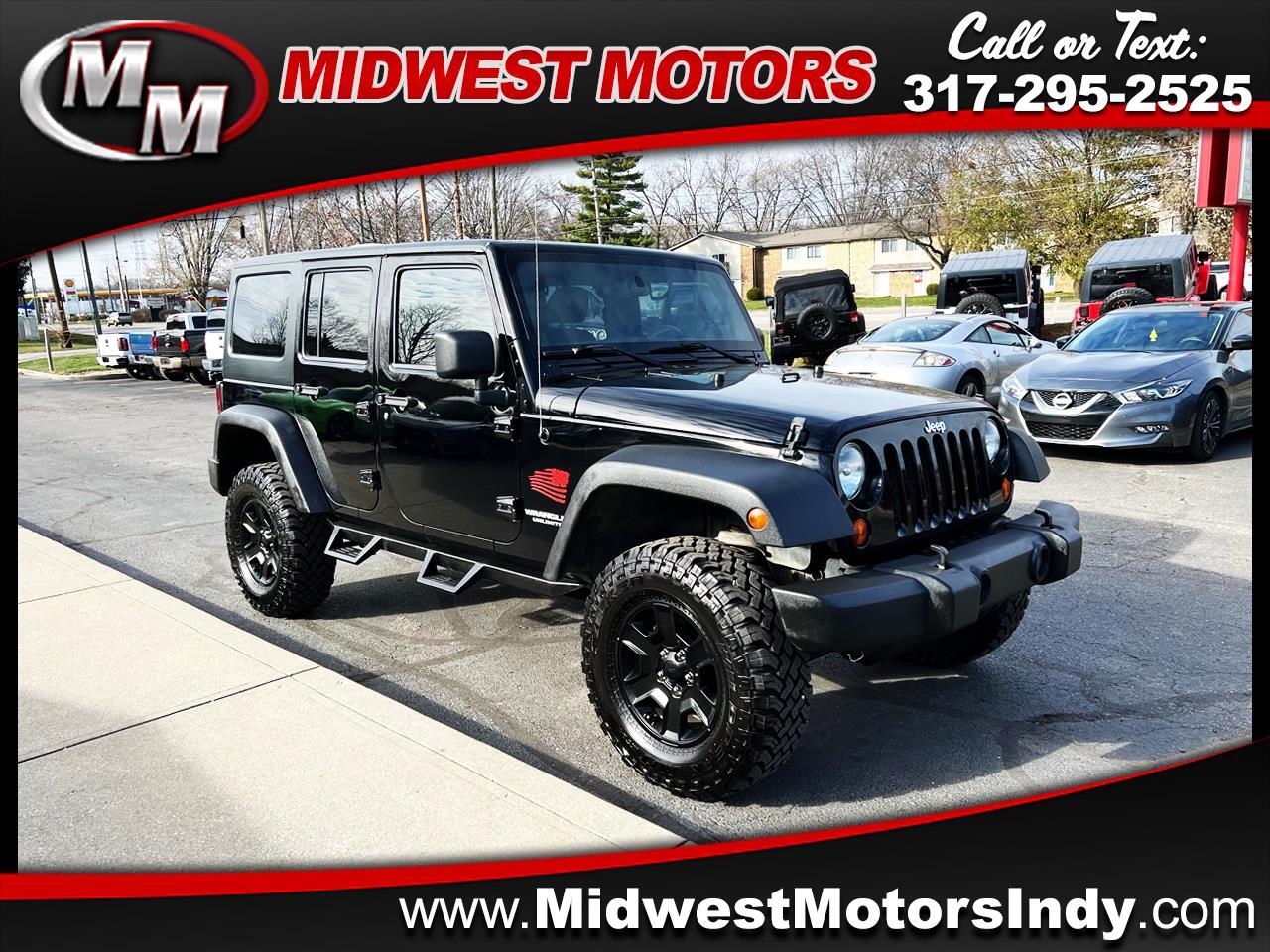 Used 2013 Jeep Wrangler Unlimited Sport 4x4 for Sale in Indianapolis IN  46214 Midwest Motors