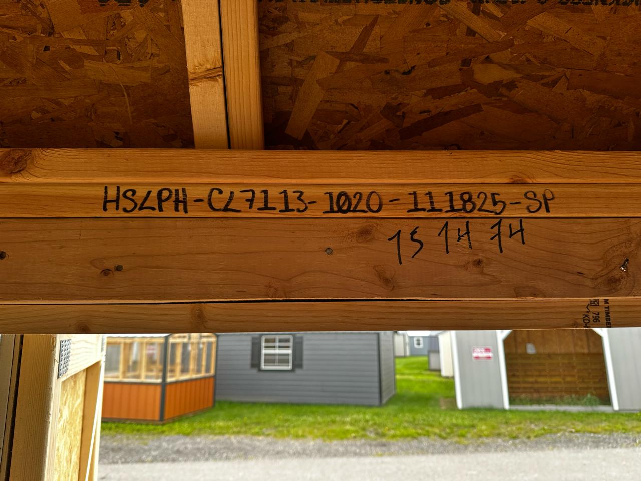 Old Hickory Buildings Side Porch  2025