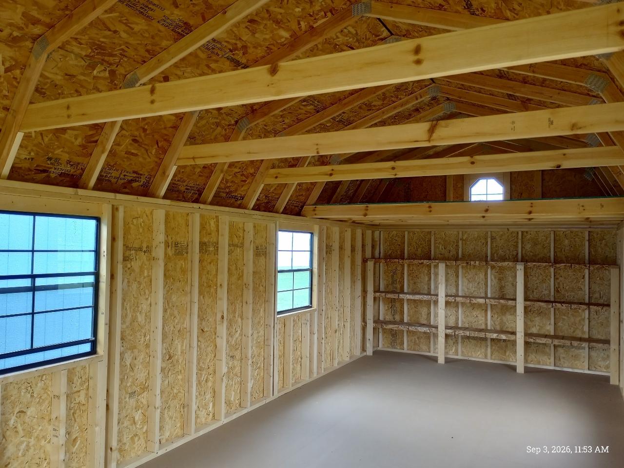 Old Hickory Buildings Lofted Barn  2026