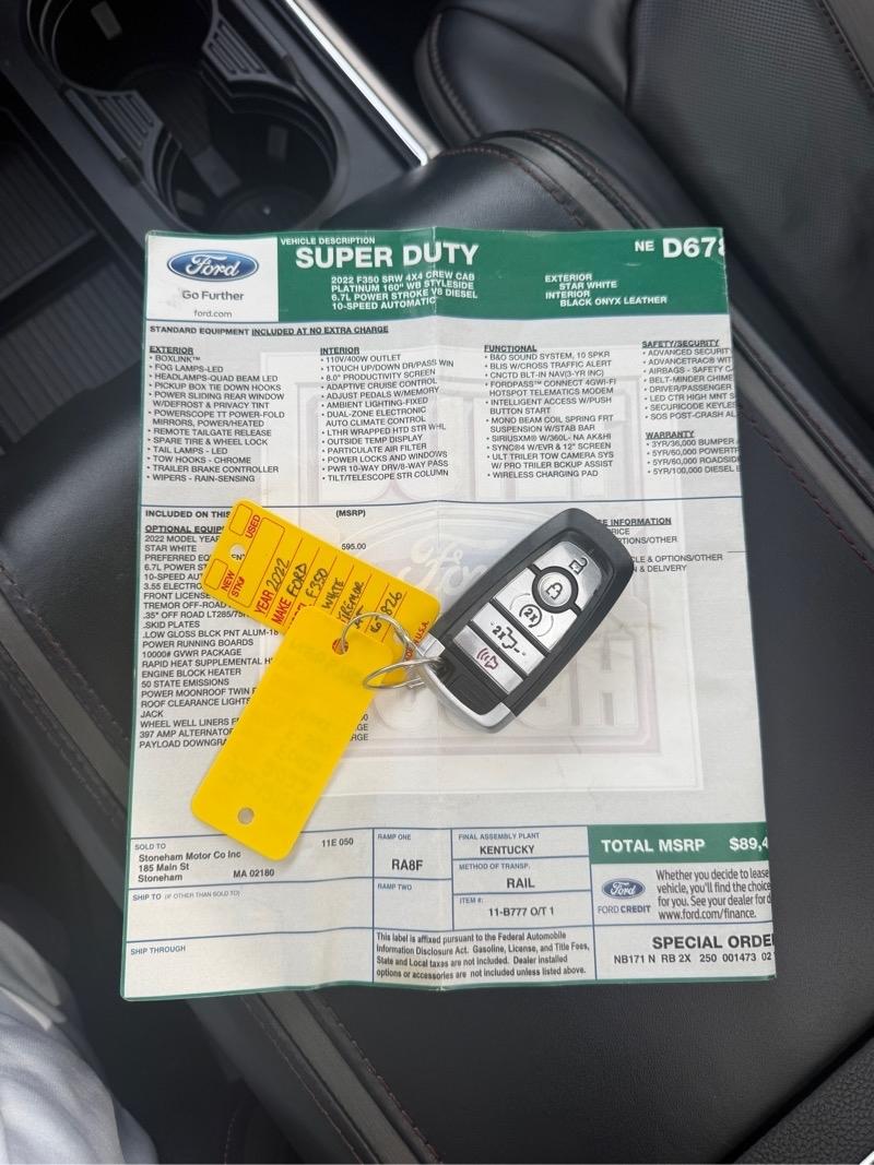 Ford F-350 SD Platinum Crew Cab 4WD 2022