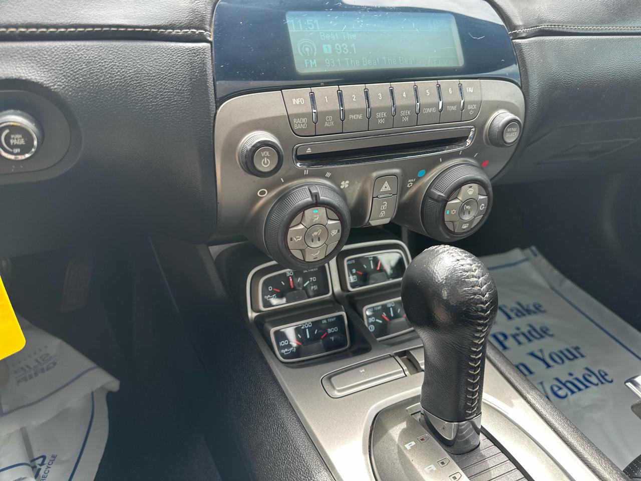 Chevrolet Camaro 2dr Cpe 2LT 2012