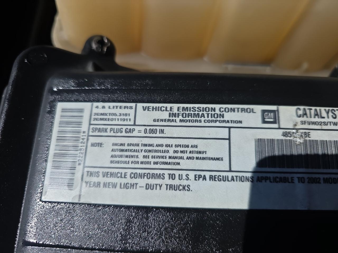 Chevrolet Silverado 1500 1LT Regular Cab 4WD 2002